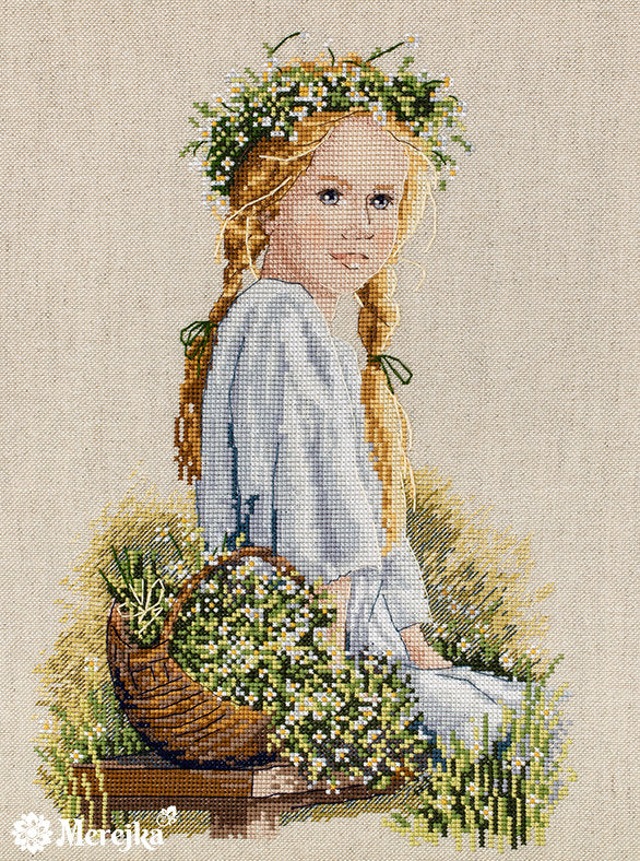Merejka K-142 Daisies Cross Stitch Kit