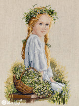 Merejka K-142 Daisies Cross Stitch Kit
