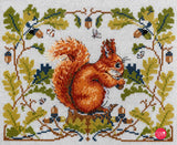 K-146A Squirrel - Merejka - Cross stitch kit