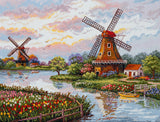 Cross Stitch Kit Merejka K-167 - The Windmills