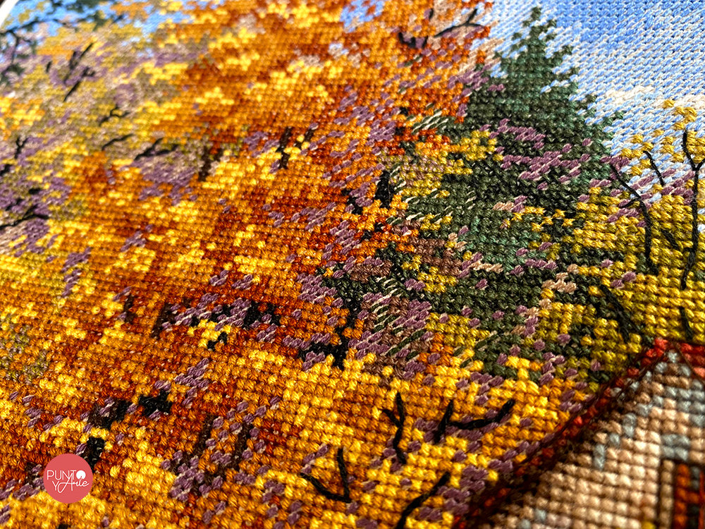 Cross Stitch Kit "Water Mill. Autumn" - K-171 by Merejka