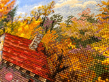 Cross Stitch Kit "Water Mill. Autumn" - K-171 by Merejka