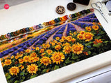 Merejka Cross Stitch Kit - K-179 Lavender and Sunflower Fields