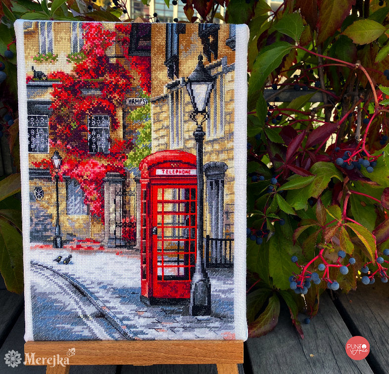 Quiet street. London - K-183 Merejka - Cross stitch kit