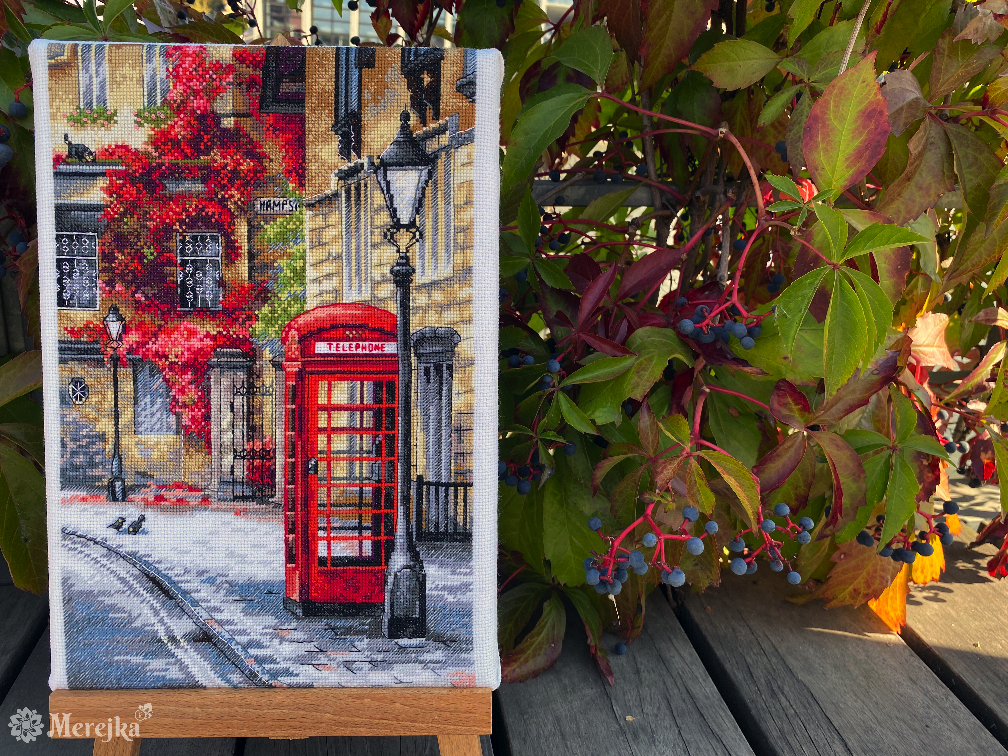 Quiet street. London - K-183 Merejka - Cross stitch kit