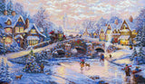 Cross Stitch Kit 'Christmas Spirit' by Merejka K-214 - Winter Landscape