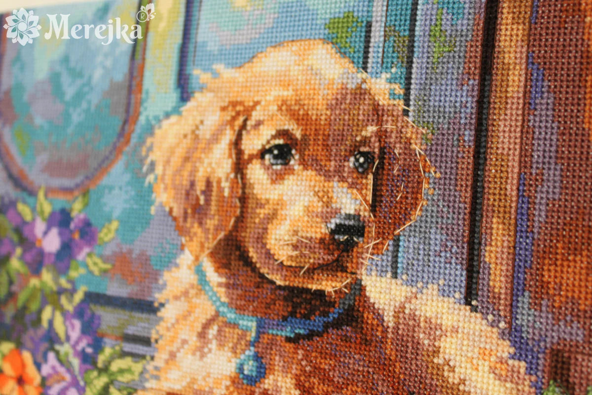 Cross Stitch Embroidery Kit Merejka K-235 - "Sunny Corner"