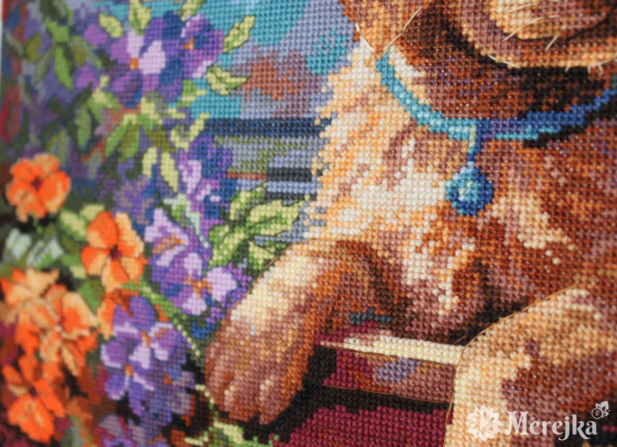 Cross Stitch Embroidery Kit Merejka K-235 - "Sunny Corner"