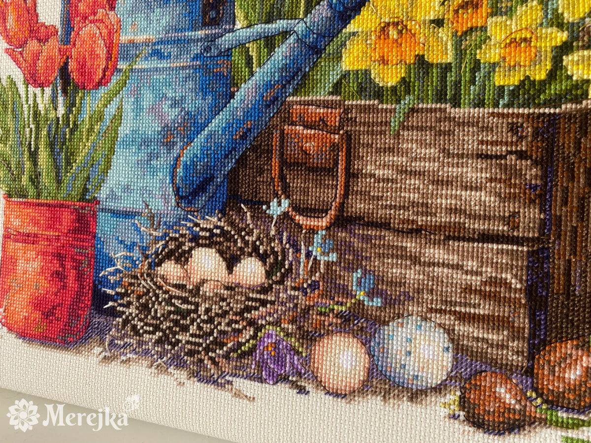 Merejka Cross Stitch Kit - Spring Garden - K-251
