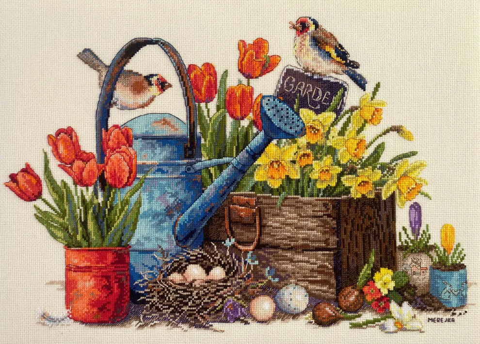 Merejka Cross Stitch Kit - Spring Garden - K-251