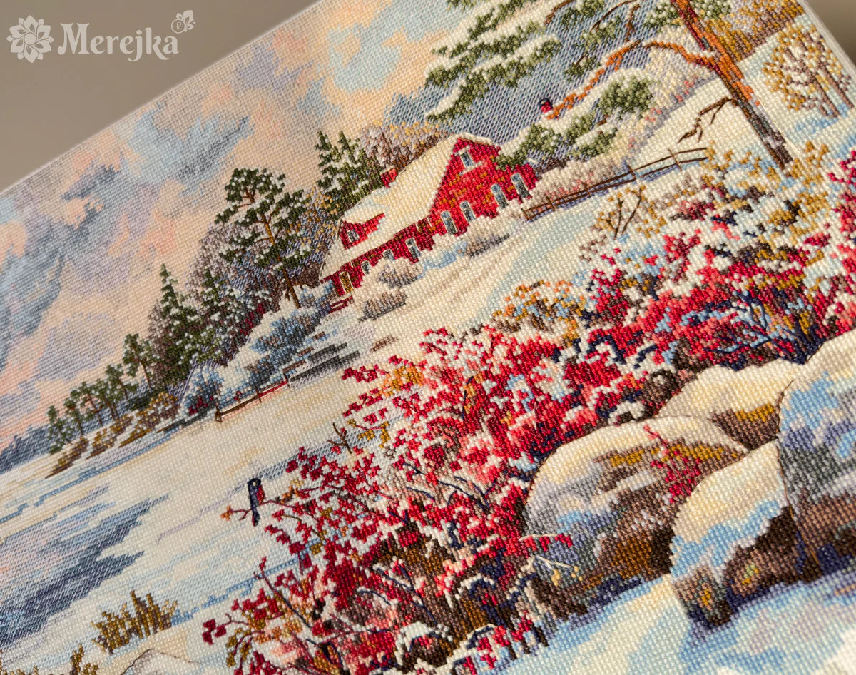 Kit de Punto de Cruz Merejka – The Lake House – K-261