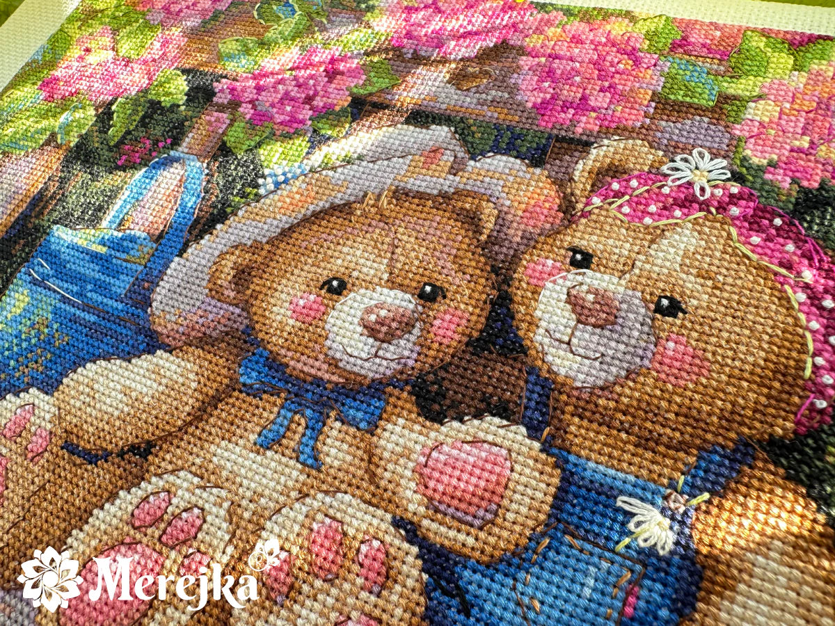 Kit de Punto de Cruz Merejka – Garden Friends – K-265