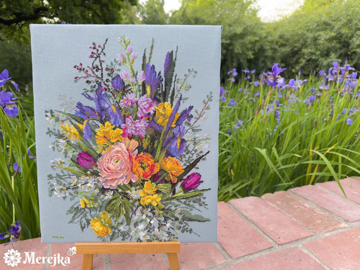 Kit de Punto de Cruz Merejka – Garden Awakening K-271