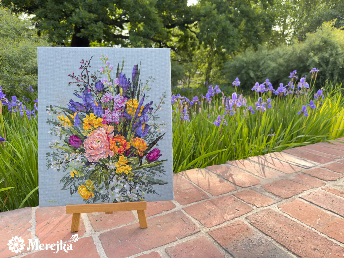 Kit de Punto de Cruz Merejka – Garden Awakening K-271