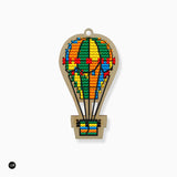 Air Balloon - Wizardi - Kit de punto de cruz KF022/11