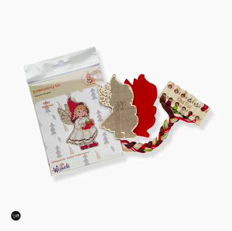 Red Fairy Hat - Wizardi - Cross stitch kit KF022/75