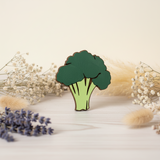 Broccoli. Wooden Needle Case with Magnets - Wizardi KF056/23
