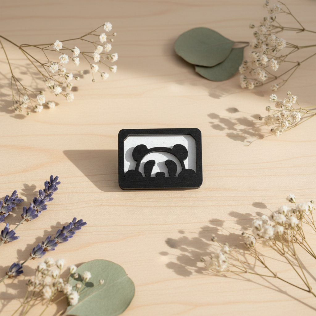 Estuche de agujas de madera con imanes - Wizardi KF056/29