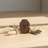 Tree. Estuche de agujas de madera con imanes - Wizardi KF056/53
