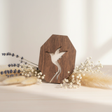 Hummingbird. Estuche de agujas de madera con imanes - Wizardi KF056/54