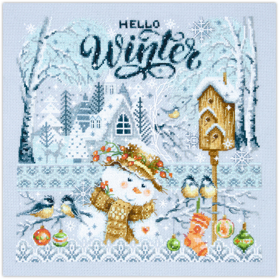 Kit de Punto de Cruz 540-701 Hello, Winter!