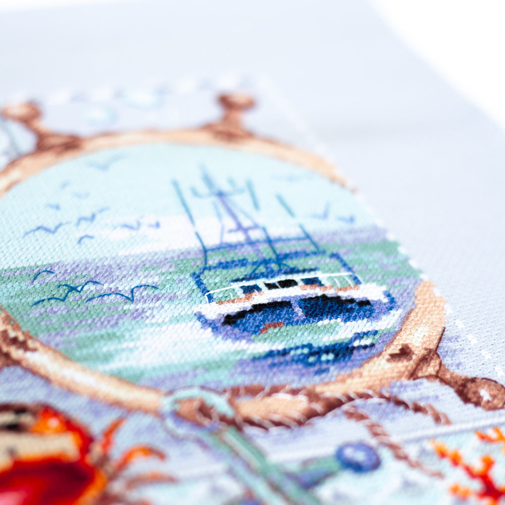 Kit de Punto de Cruz 540-702 “The Sea Calls To Me…”