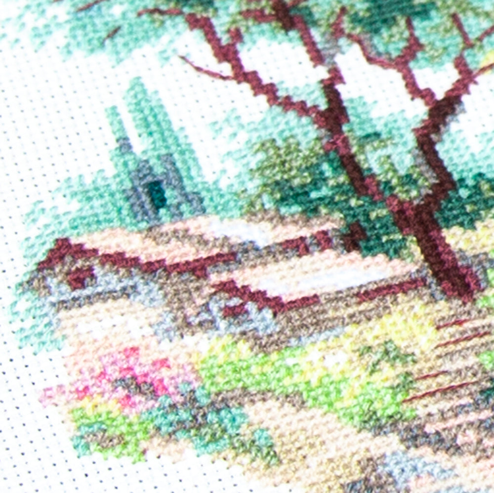 Kit de Punto de Cruz 70-01 “Blooming Lotuses” – Magic Needle