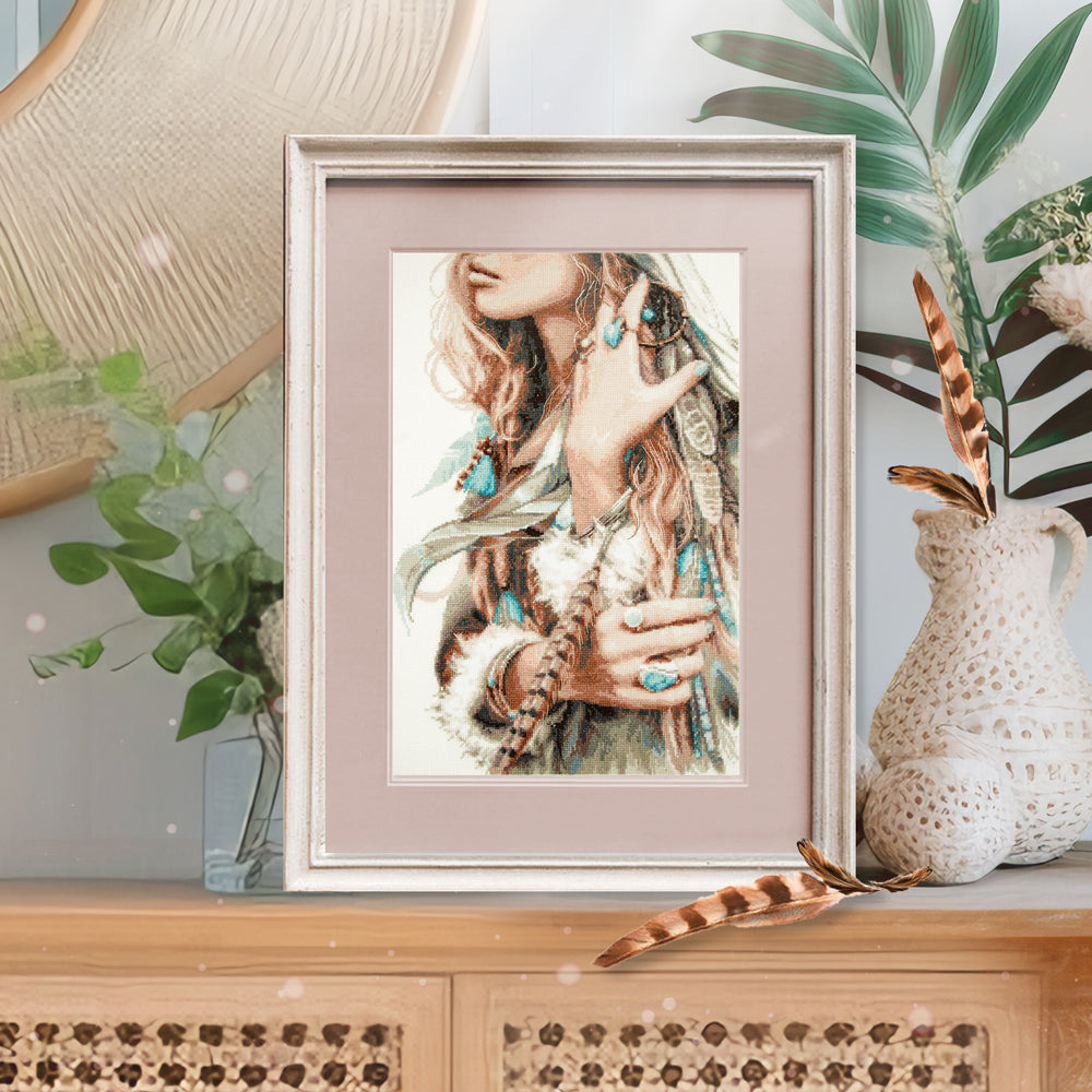 Kit de Punto de Cruz 70-03 “Boho Girl” – Magic Needle