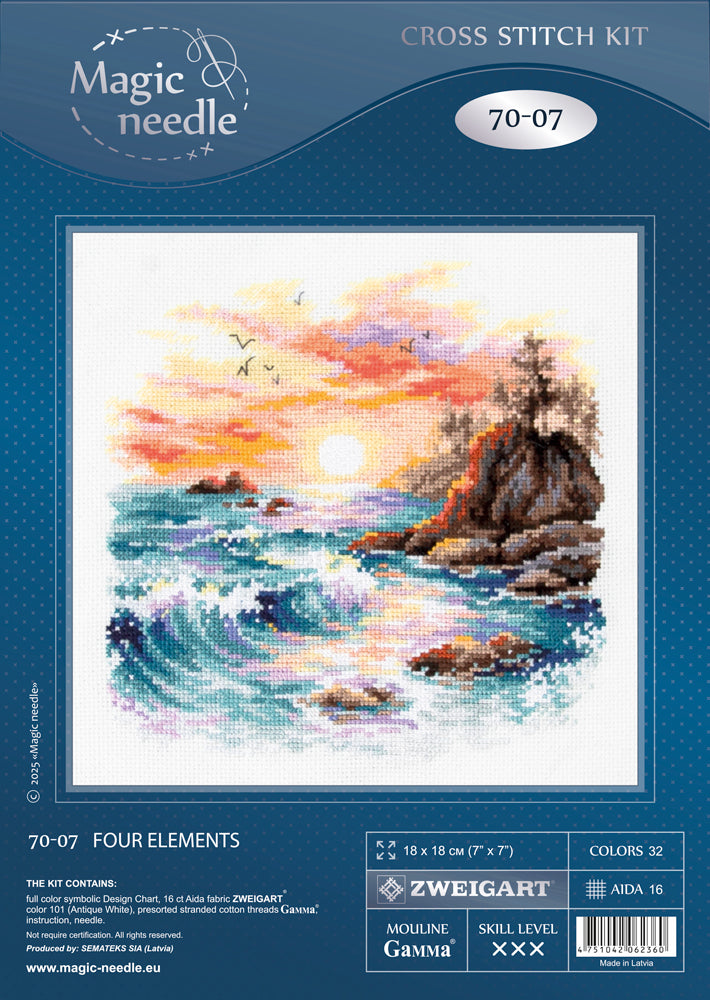 Kit de Punto de Cruz 70-07 “Four Elements” – Magic Needle