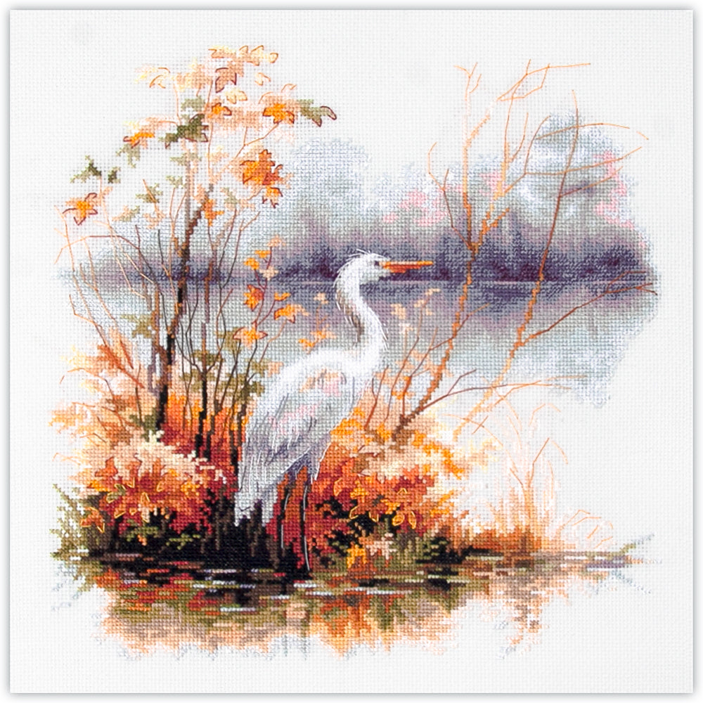 Kit de Punto de Cruz 70-09 “White Heron” – Magic Needle