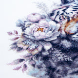 Cross Stitch Kit 70-14 “The White Tiger” – Magic Needle