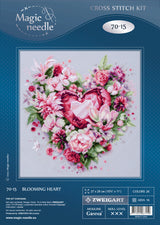 Cross Stitch Kit 70-15 “Blooming Heart” – Magic Needle