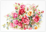 Cross Stitch Kit 70-19 “Basket With Roses” – Magic Needle