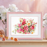 Cross Stitch Kit 70-19 “Basket With Roses” – Magic Needle