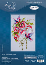 Cross Stitch Kit 70-20 “Keys To Be Happy” – Magic Needle