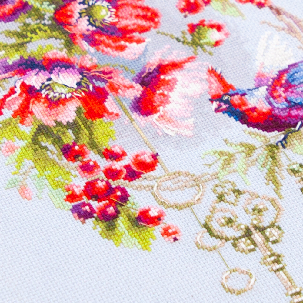 Cross Stitch Kit 70-20 “Keys To Be Happy” – Magic Needle