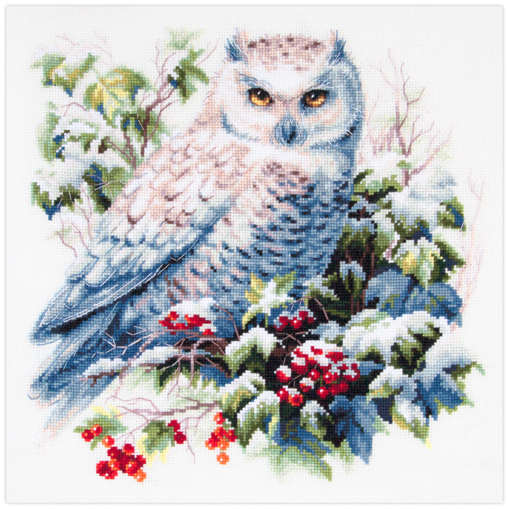 Cross Stitch Kit 70-24 “Snowy Owl” – Magic Needle