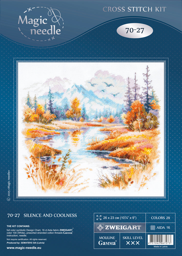 Cross Stitch Kit 70-27 “Silence And Coolness” – Magic Needle