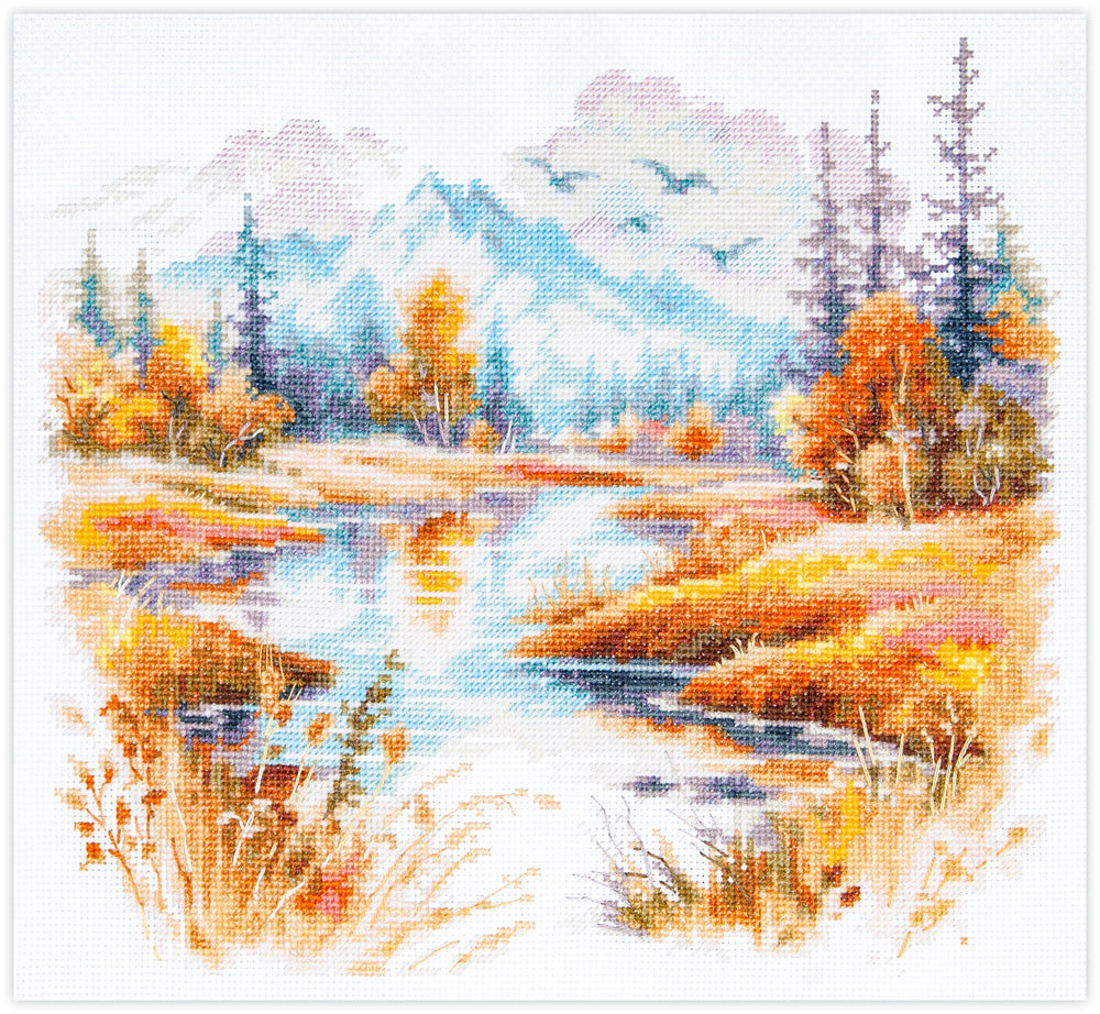 Cross Stitch Kit 70-27 “Silence And Coolness” – Magic Needle