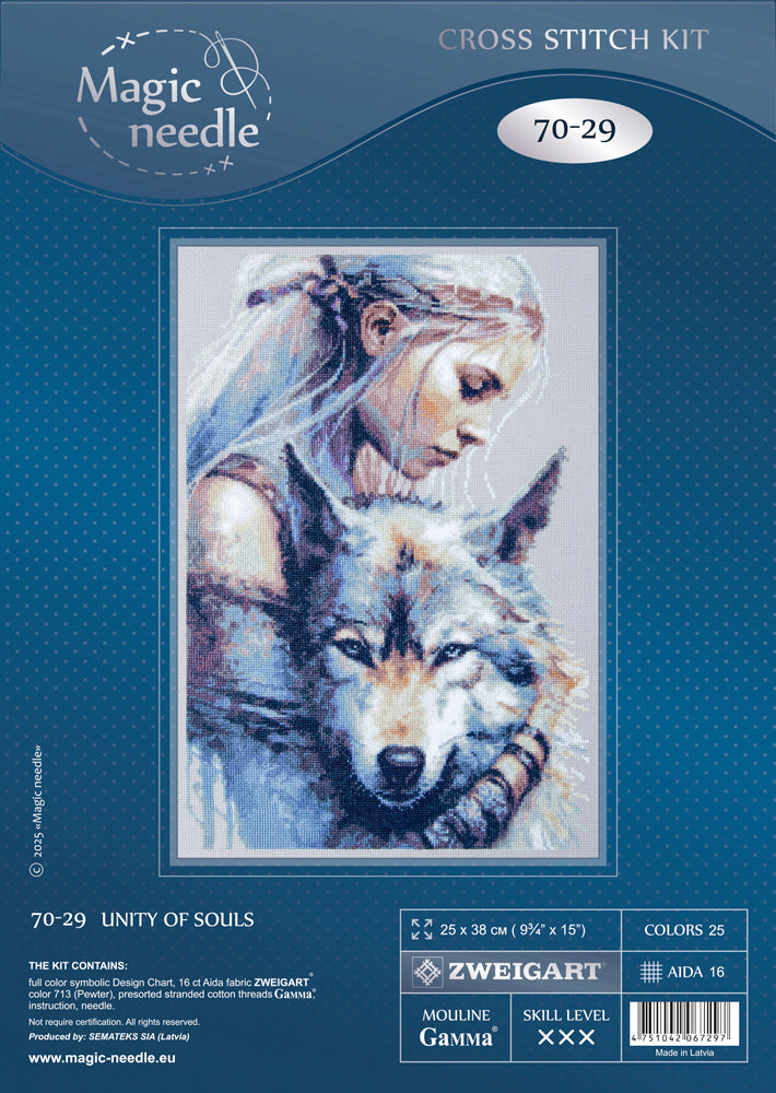 Cross Stitch Kit 70-29 “Unity Of Souls” – Magic Needle