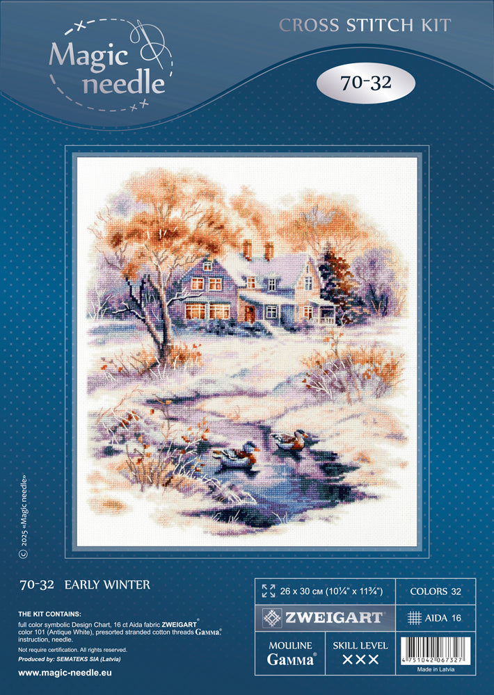 Kit de Punto de Cruz 70-32 “Early Winter” – Magic Needle