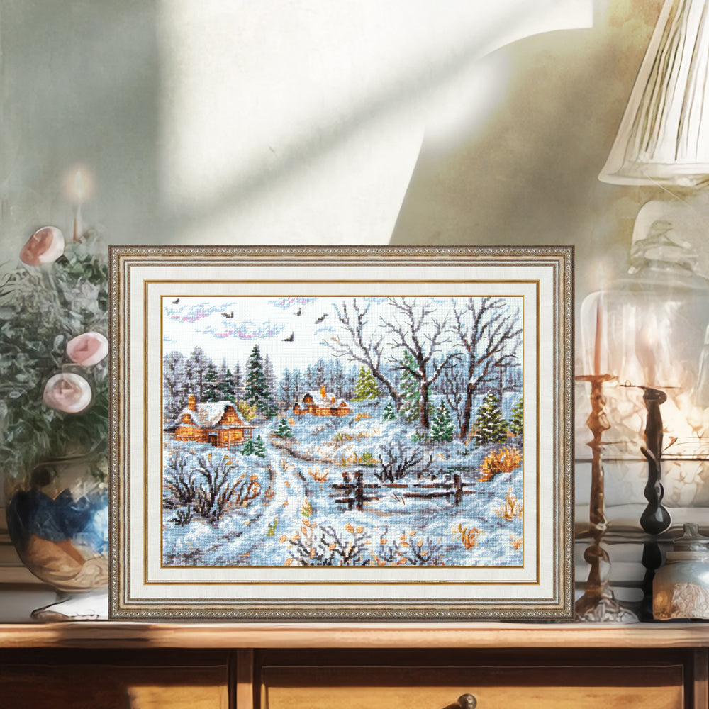 Cross Stitch Kit 70-33 “Frosty Day” – Magic Needle