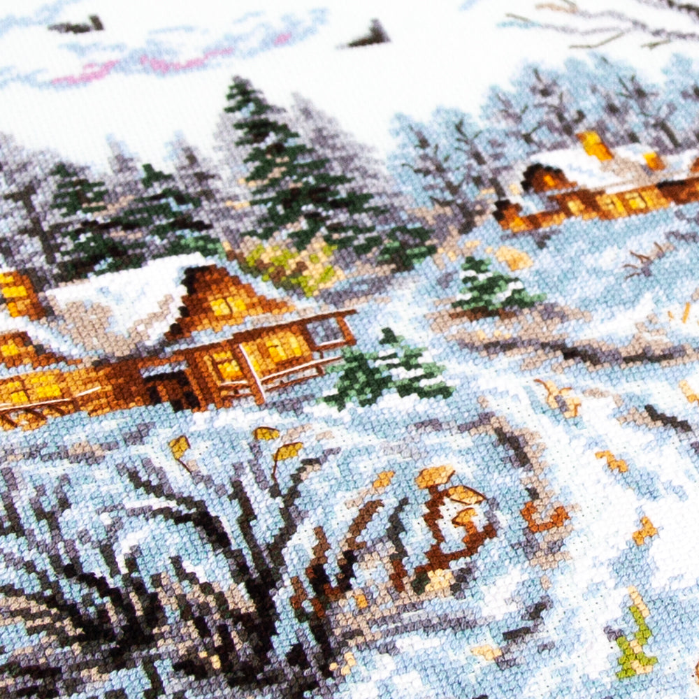 Cross Stitch Kit 70-33 “Frosty Day” – Magic Needle