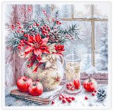 Cross Stitch Kit 70-50 “A Candle Was Burning” – Magic Needle