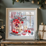 Cross Stitch Kit 70-50 “A Candle Was Burning” – Magic Needle