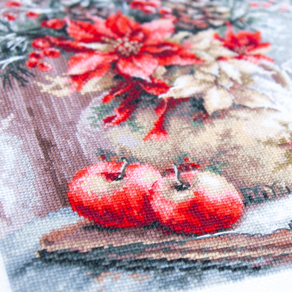 Cross Stitch Kit 70-50 “A Candle Was Burning” – Magic Needle