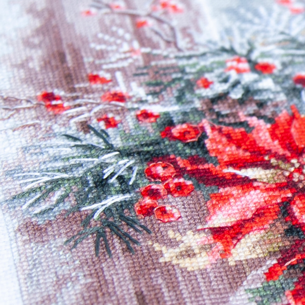 Cross Stitch Kit 70-50 “A Candle Was Burning” – Magic Needle