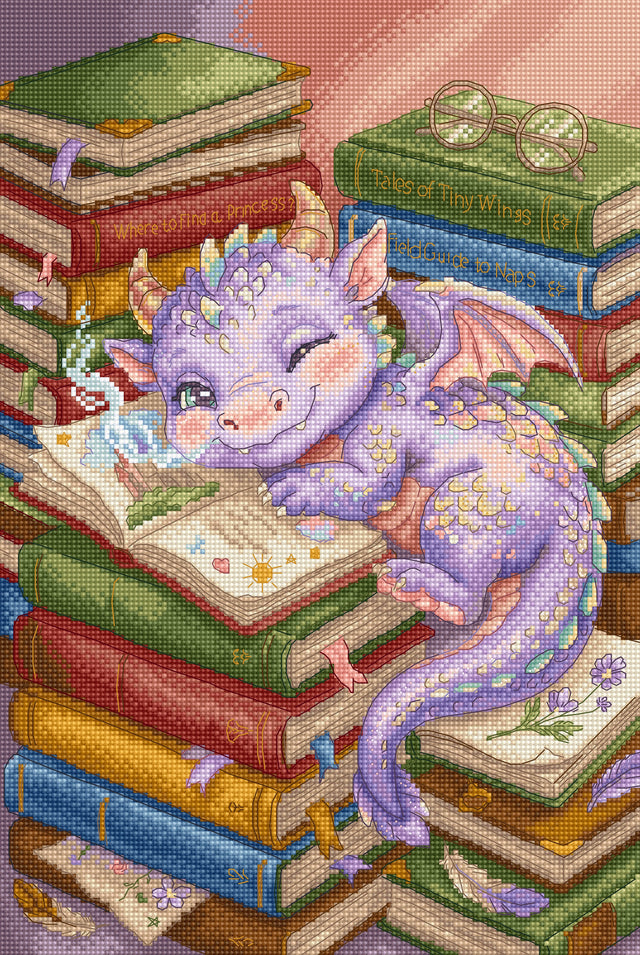 Kit de Punto de Cruz Letistitch L10-005 Dragon Tales