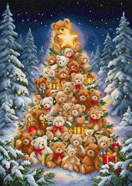 Kit de Punto de Cruz Letistitch L10-008 Teddy Wonderland