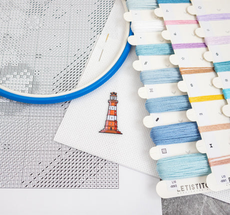 Kit de punto de cruz Letistitch L10-009 Jellyfish Dance - imagen 6